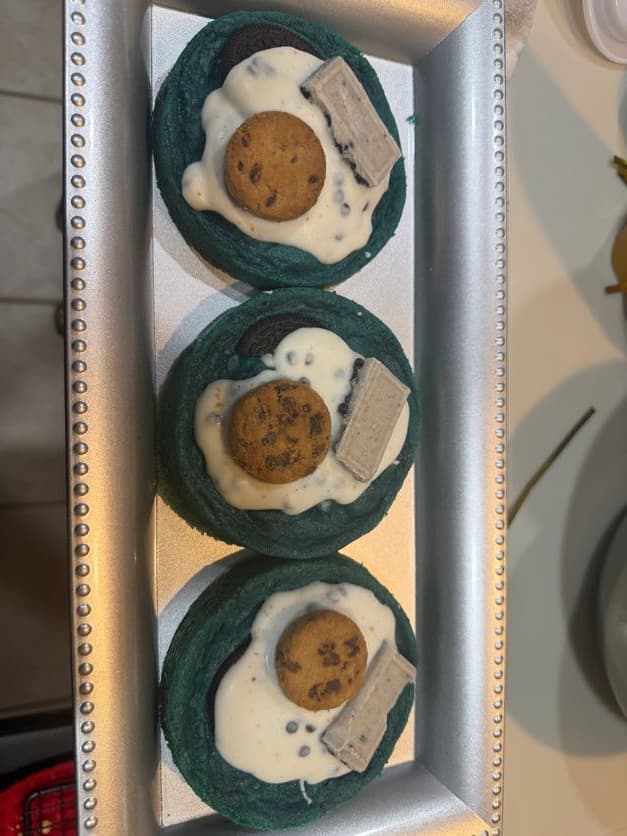 Blue Cookie Monsta- Cookies & Cream
